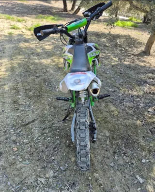 Minimoto Cross Gazelle Verde/Blanca