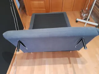 Sofá cama 90x190 tela gris