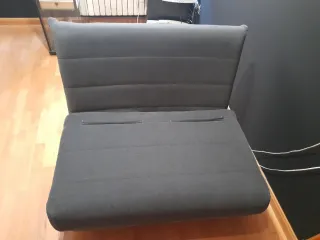 Sofá cama 90x190 tela gris