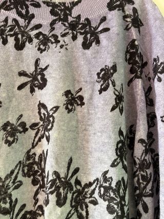 Jersey Bimba y Lola floral degradado morado/verde
