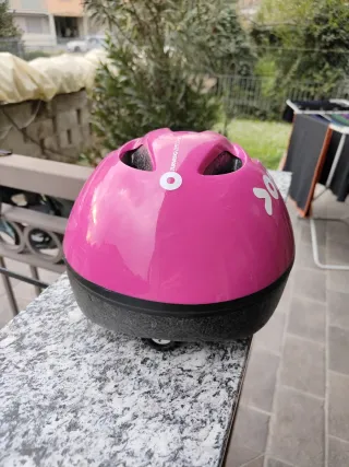 Casco Bici Bambina BTWIN 52-56cm