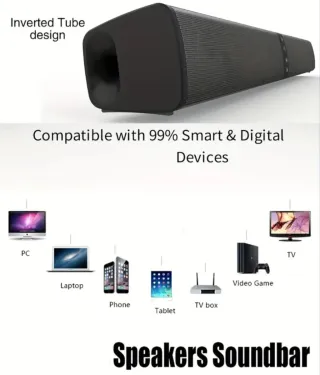 Barra de sonido negra