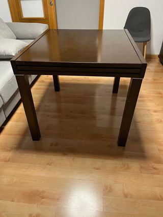 Mesa de comedor extensible madera 100-200 cm