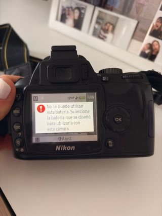 Cámara Nikon D60 y objetivo