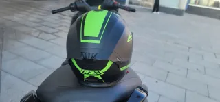 Casco Moto NZI GO RIDER STREAM DUO Negro/Verde