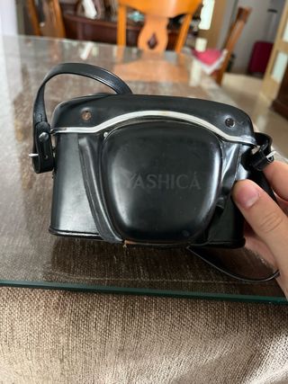 Cámara Analógica Yashica J Plata