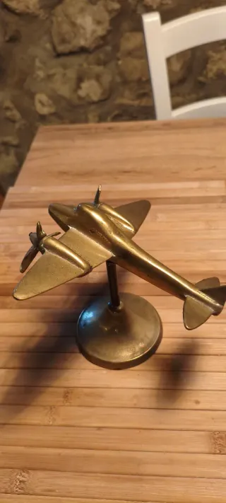 Modellino Aereo in Ottone