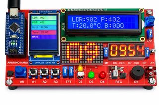 Tarjeta de aprendizaje con Arduino.
