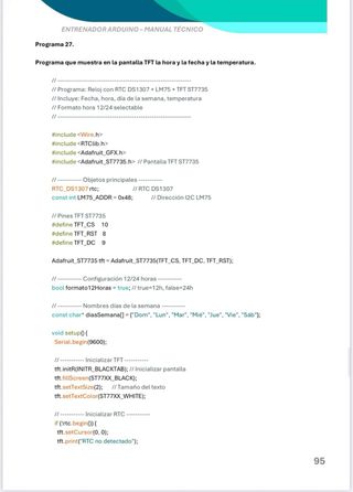 Tarjeta de aprendizaje con Arduino.