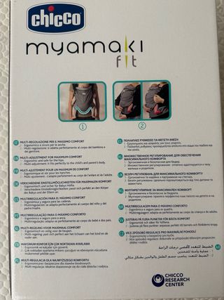 Mochila Porta Bebé Chicco Myamaki Fit 0m+