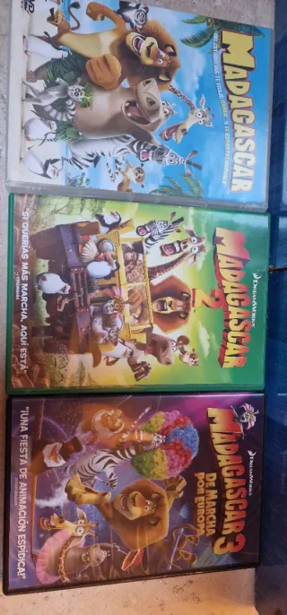 Trilogía Madagascar DVD