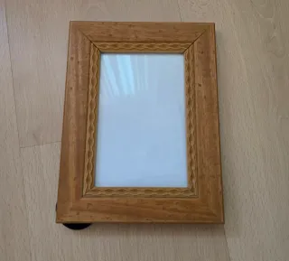 3 Marcos de Fotos Madera y Cristal