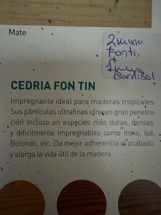 Lote 2 Botes FON-TIN Nogal Cedria