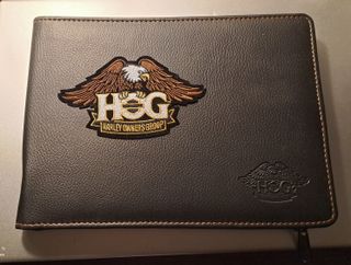 Portadocumenti Harley-Davidson Nero