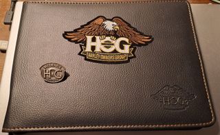 Portadocumenti Harley-Davidson Nero