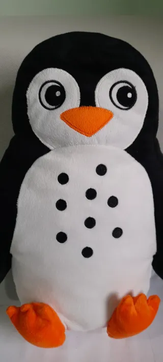 Peluche Pinguino Cuscino Ikea Vintage