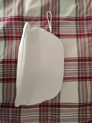 Borsa da toilette bianca da donna