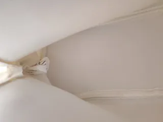 Borsa da toilette bianca da donna