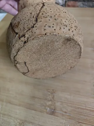 Anfora in terracotta con sughero