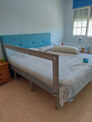 Barrera de Cama 1.90m Gris