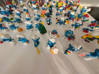 Colección Pitufos años 80  Vintage