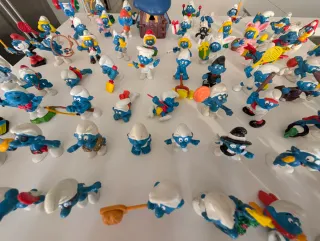 Colección Pitufos años 80  Vintage