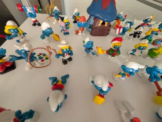 Colección Pitufos años 80  Vintage