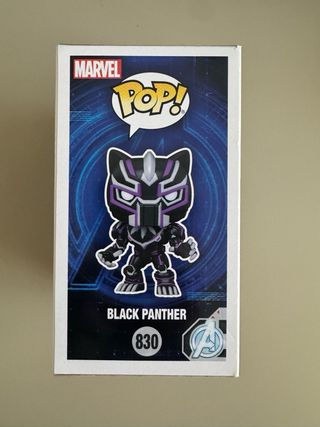 Funko Pop! Black Panther 830 y Spider-Man 770