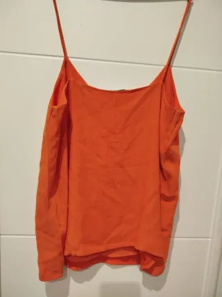 Blusa Mango Naranja Talla XS