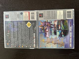 Giochi PS1 Spyro e Crash Bandicoot 2