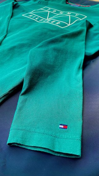 T-shirt Tommy Hilfiger verde taglia S
