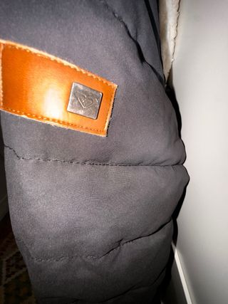 Abrigo Roxy azul marino casi negro Mujer