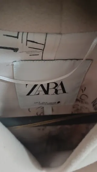 Chaquetón Lana Rosa Zara Talla S pero sirve para M