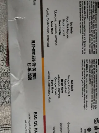 Colección Yara Lattafa Perfumes.caja rota