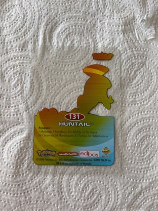 Carta Pokémon Huntail Lamincard 2006