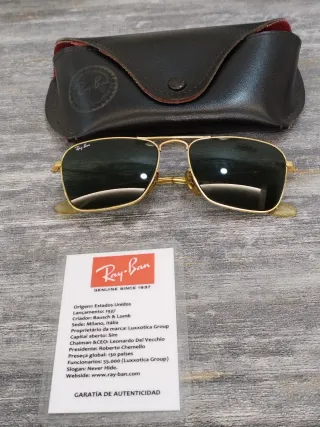 Ray-Ban Caravan Bausch & Lomb Vintage Dorado