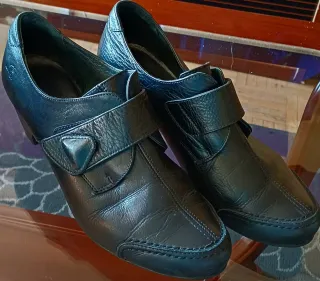 Zapatos Dingo Negros T39 Muy Cómodos