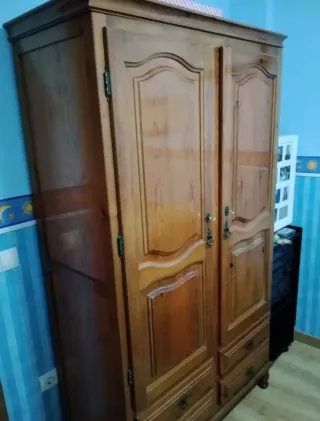 Conjunto de dormitorio juvenil madera maciza