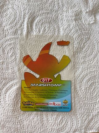 Carta Pokémon Lamincards 2006 Marshomp
