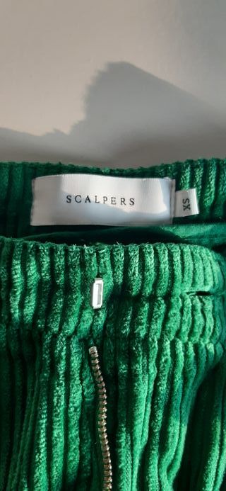 Pantalón Scalpers Verde Pana