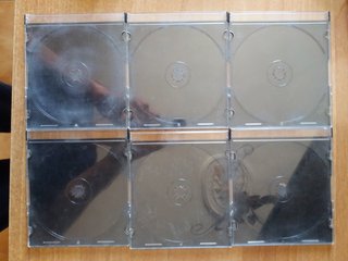 6 custodie rigide per cd
