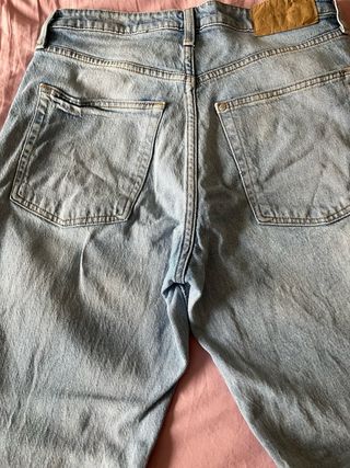 Vaqueros H&M Mom Vintage Azul Claro