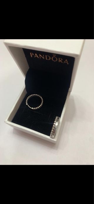 Pendientes Aro Letras Pandora Plata