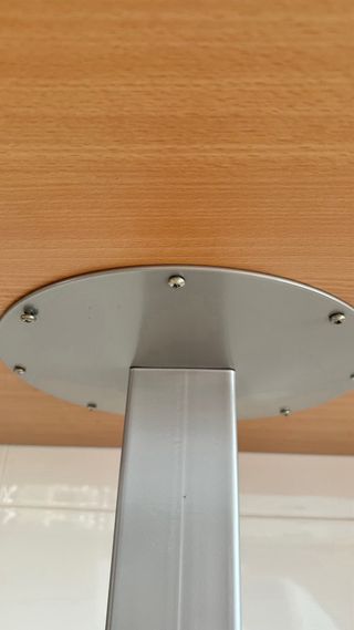 Mesa de cocina cristal y metal