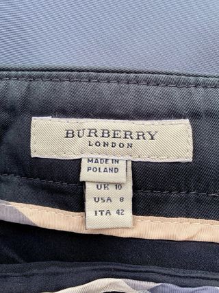 Gonna Burberry vintage nera