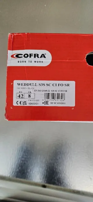 Botas de seguridad Cofra negras