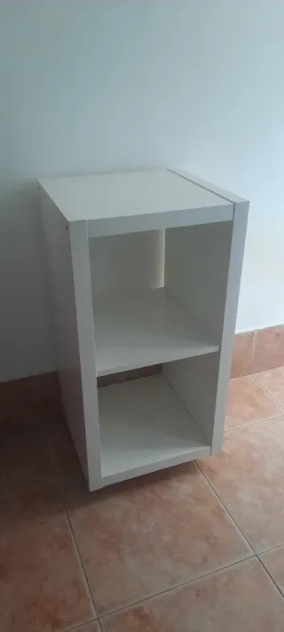 Mueble estantería blanco