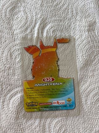 Carta Pokémon Mightyena Lamincards 2006
