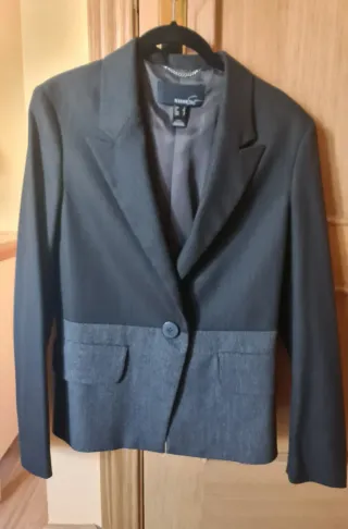 Blazer Mango Gris Talla M