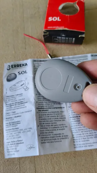 Mando Erreka SOL2 SOL4 Puerta Corredera